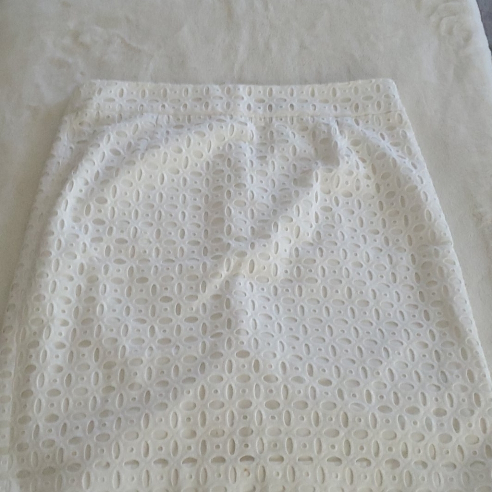White skirt